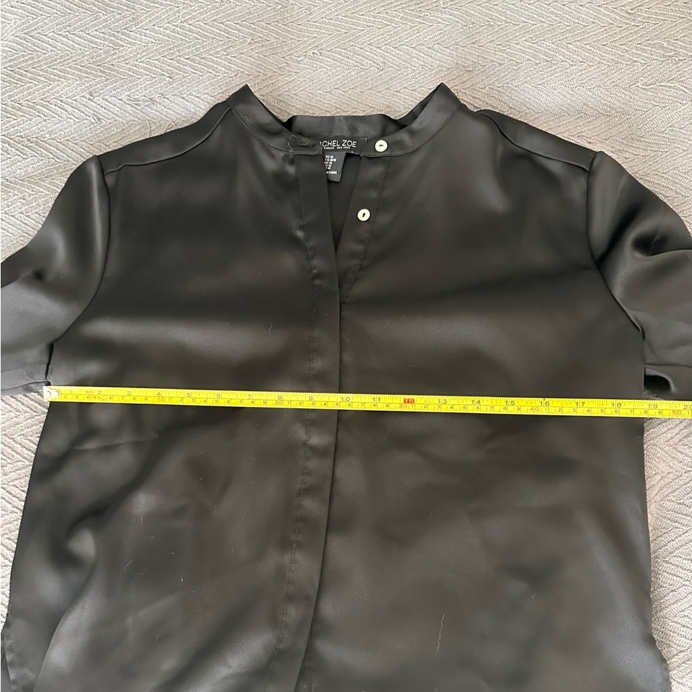 Satin Button Down - image 4